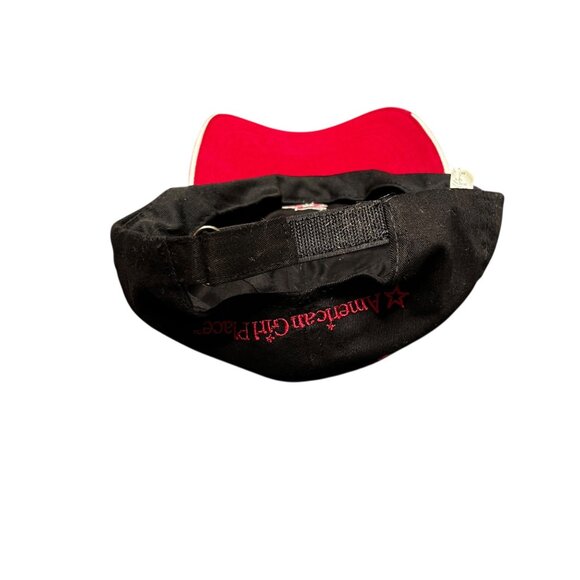 American‎ Girl Place New York Adjustable Hat for Girls  Black Red Distressed - Picture 5 of 10